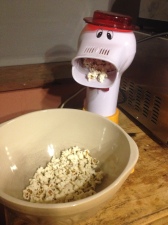Making popcorn